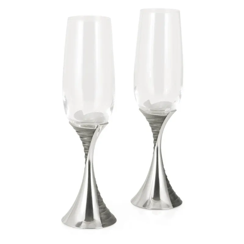 Weave Champagne Flute Pair, bilde 4