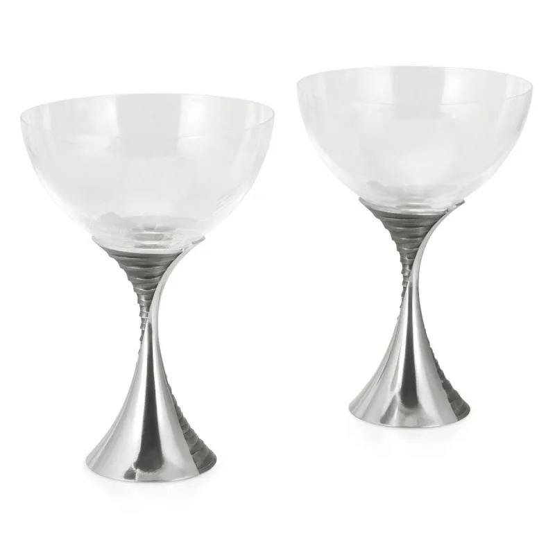 Weave Champagne Coupe Paar, bilde 4