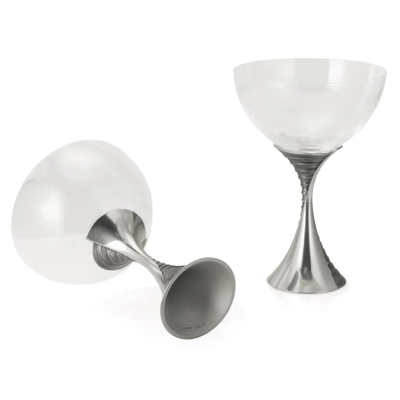 Weave Champagne Coupe Paar, bilde 3