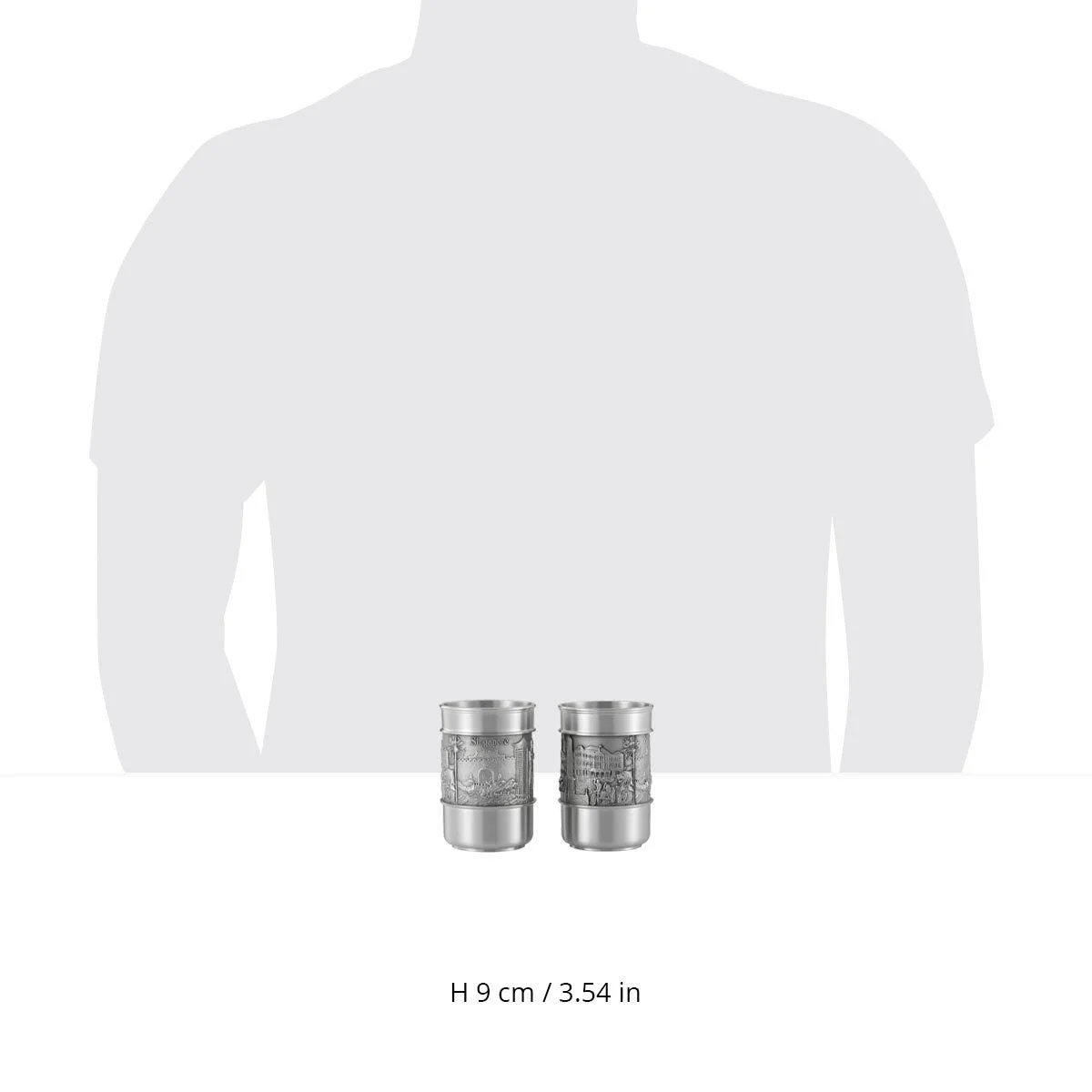 Singapore Scenes Tumbler Pair