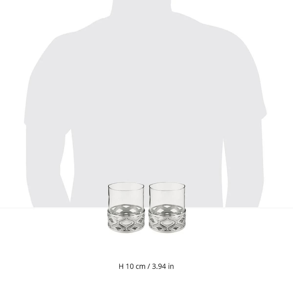 Diamond Whisky Tumbler Pair
