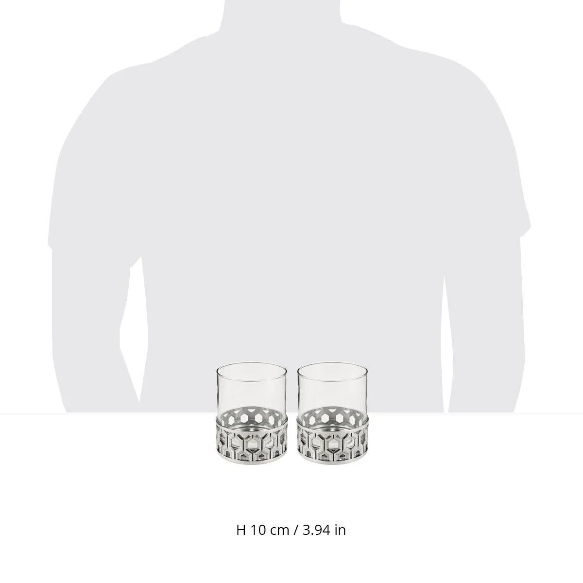 Hexagon Whisky Tumbler Pair