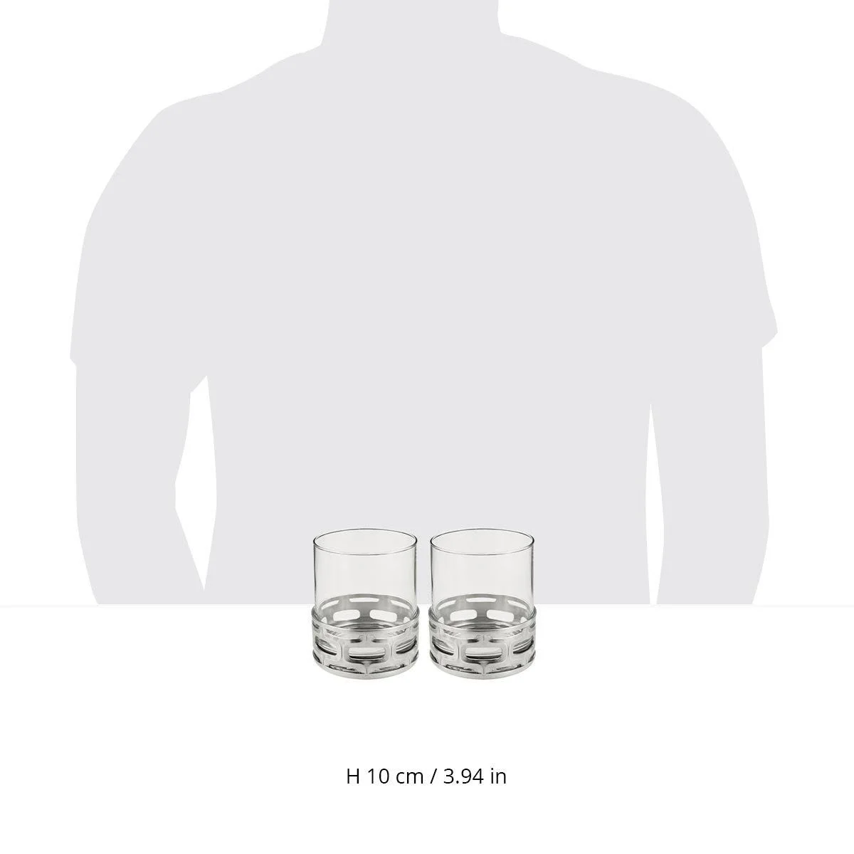 Cell Whisky Tumbler Pair