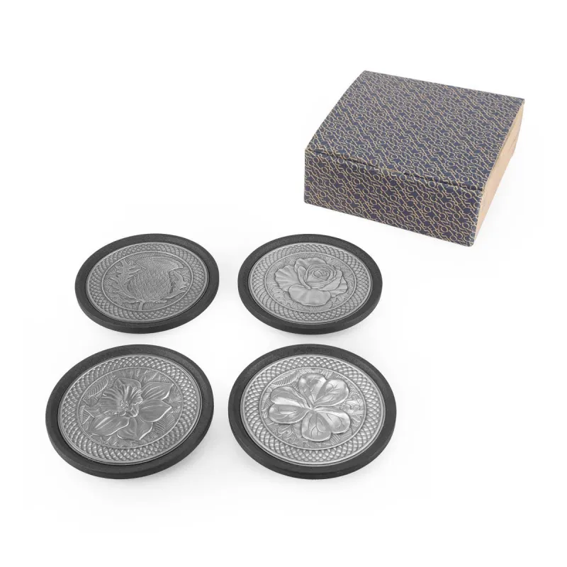 Woodland 4 Coaster Set