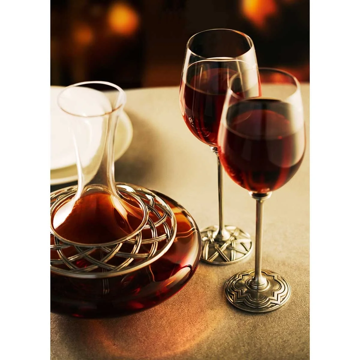 Wicker Wine Decanter