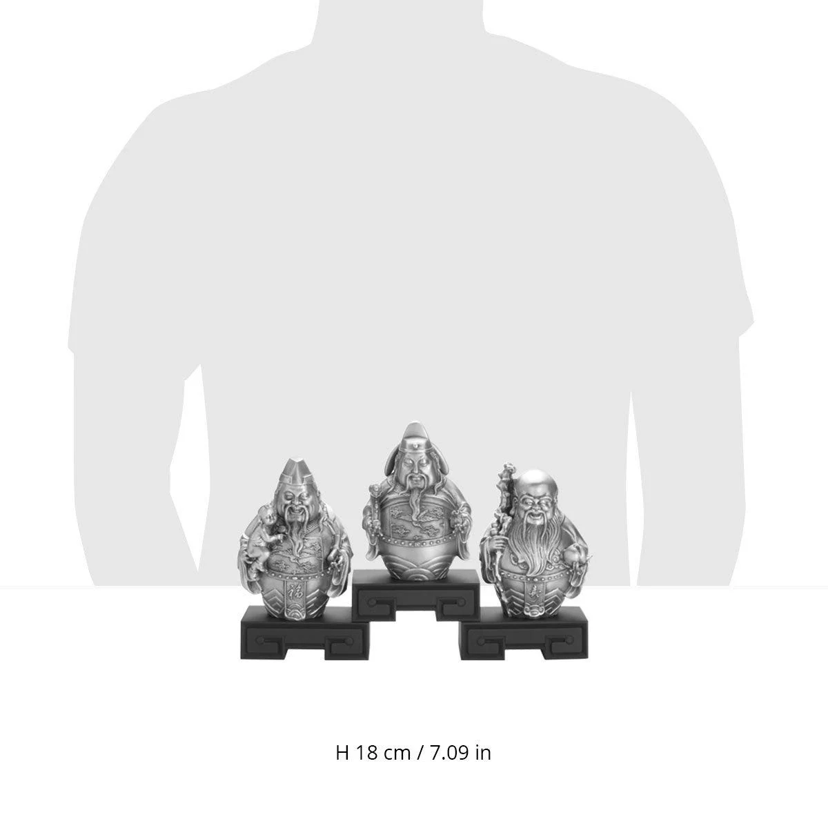 Set av Fylkesblessinger: Fu Lu Shou, bilde 3