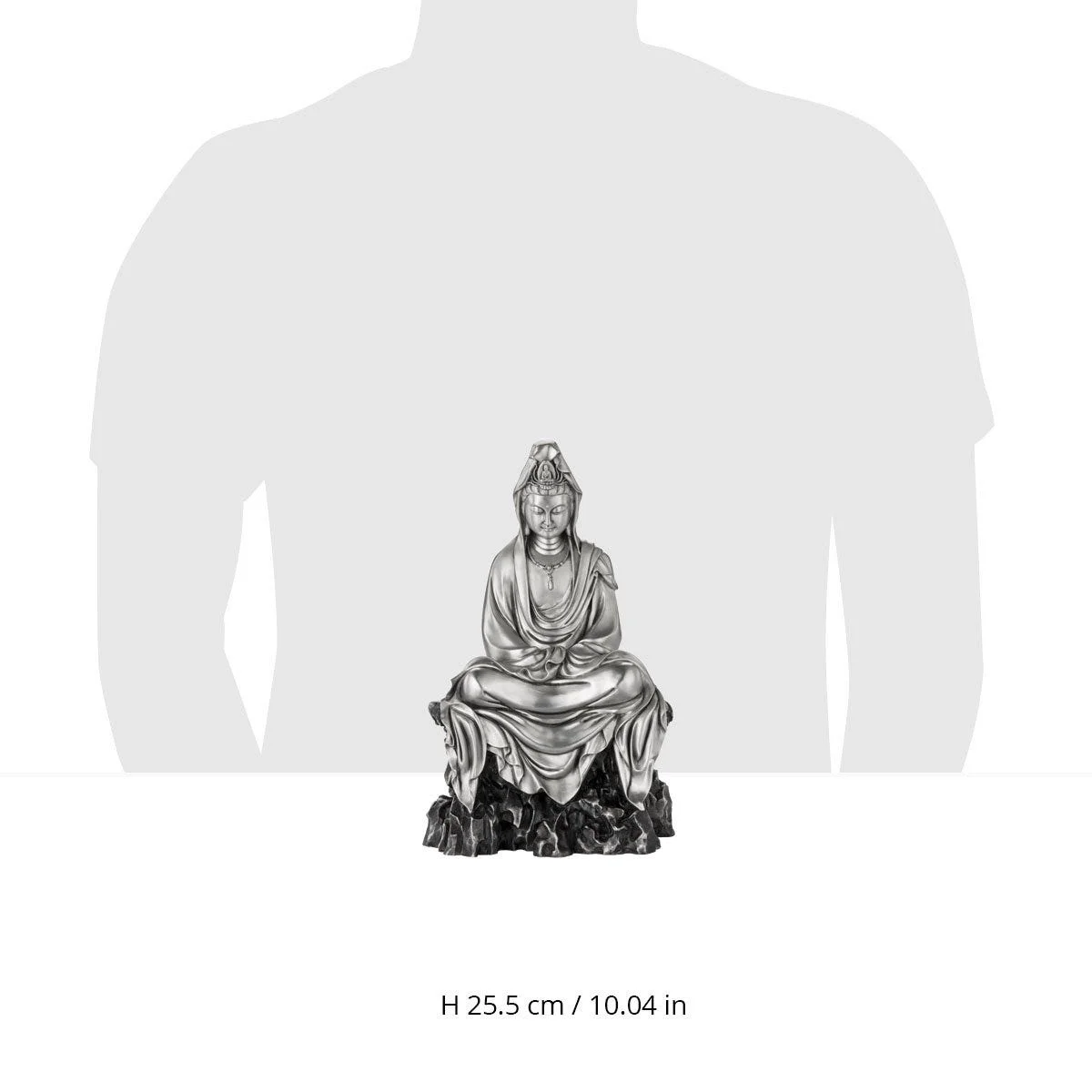 Celestial Blessings Contemplative Guan Yin Figurine LG