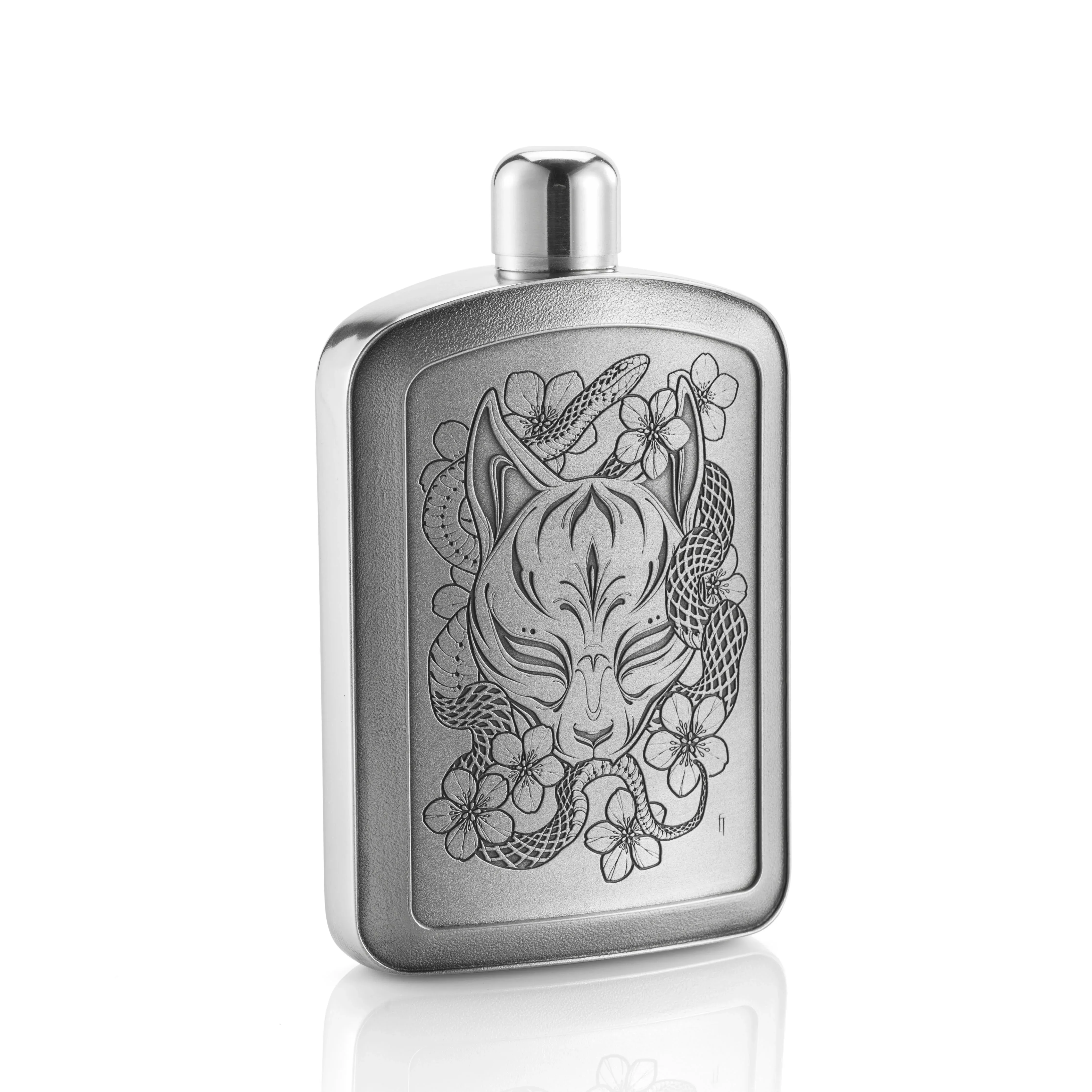 Limited Edition Kitsune Hip Flask