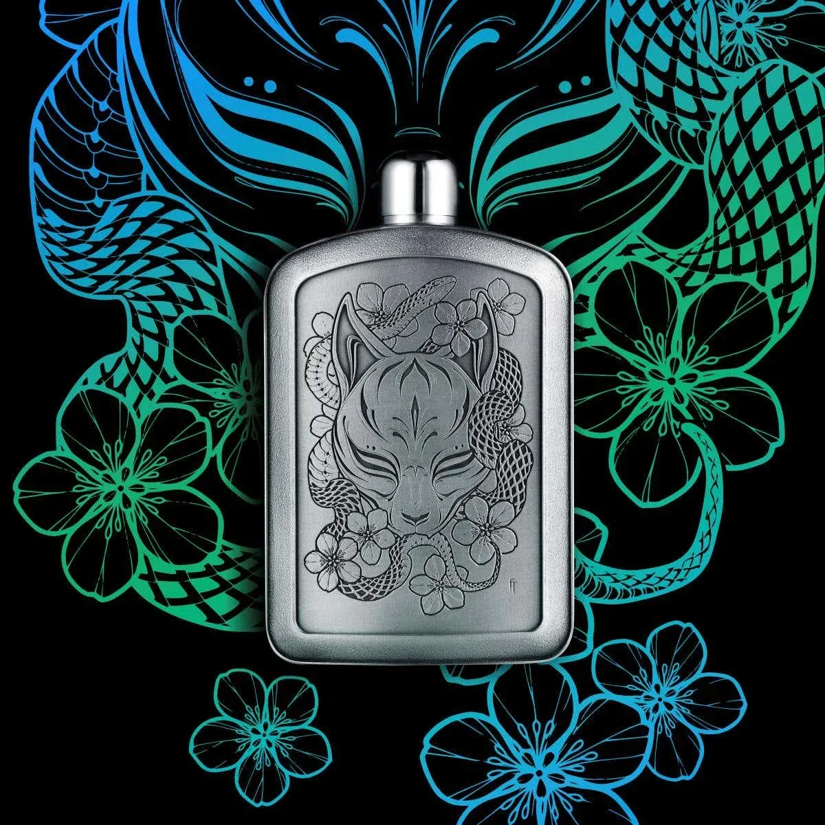 Limited Edition Fin T Kitsune Hipflask, bilde 8