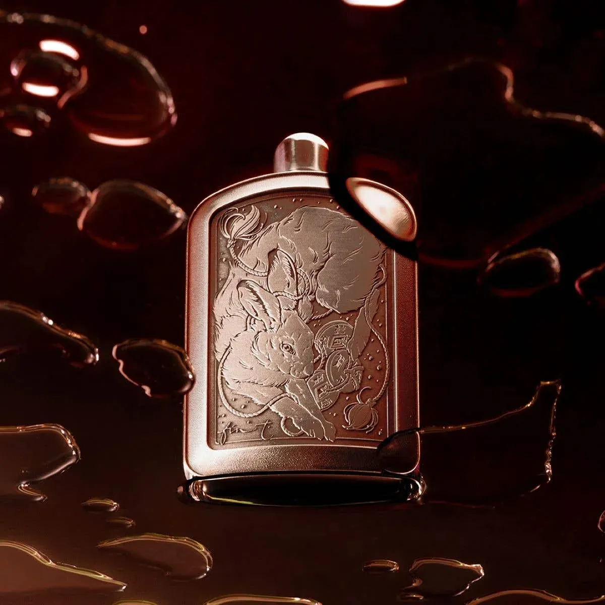 Limited Edition Fin T Hare Hip Flask, bilde 9