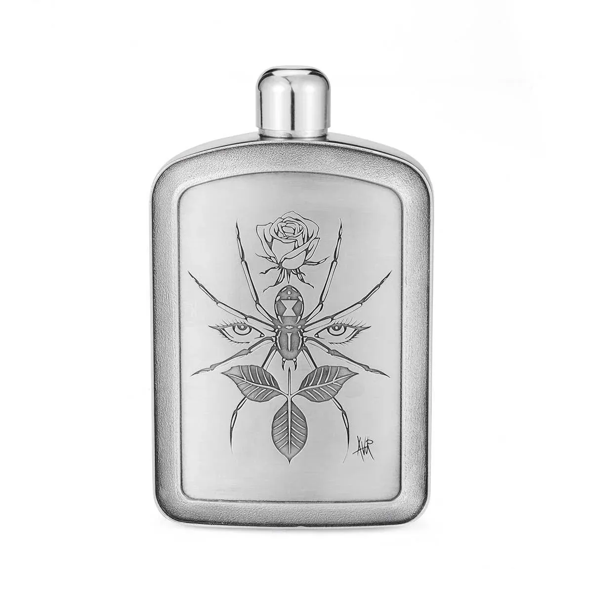 Limited Edition Vu Noir Spider Hip Flask