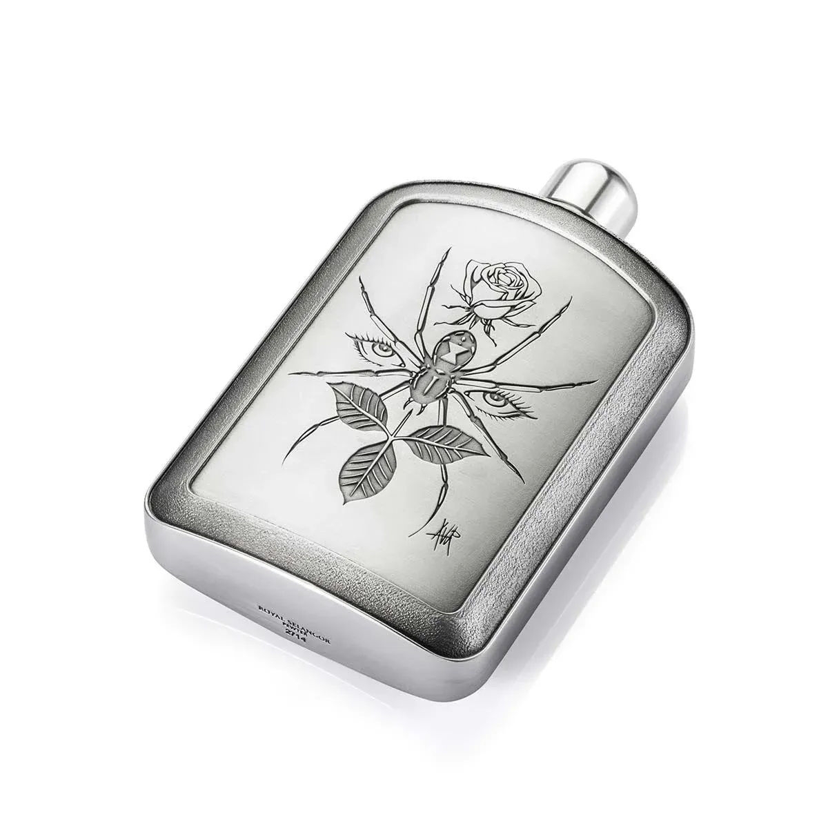 Limited Edition Vu Noir Spider Hipflask, bilde 3