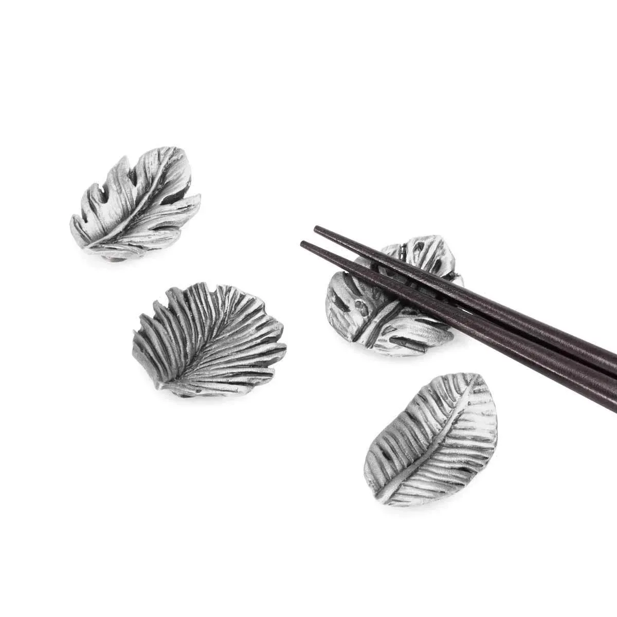 Tropical Leaves Chopstick Rest Set