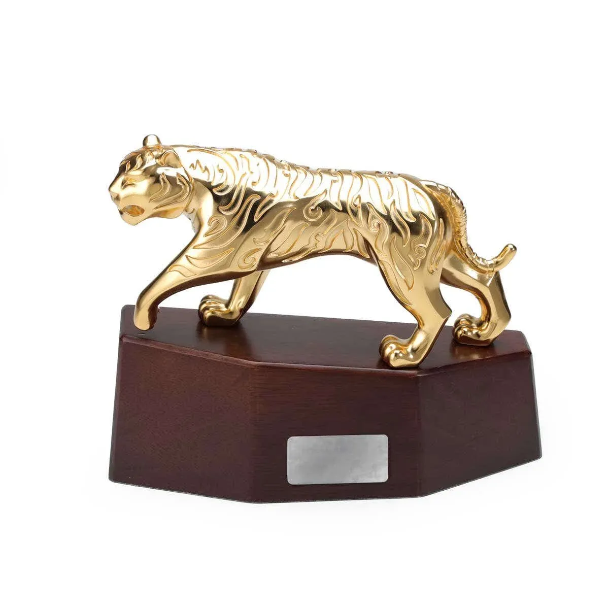 Sculptura Gilt Malaian Tigre, bilde 5