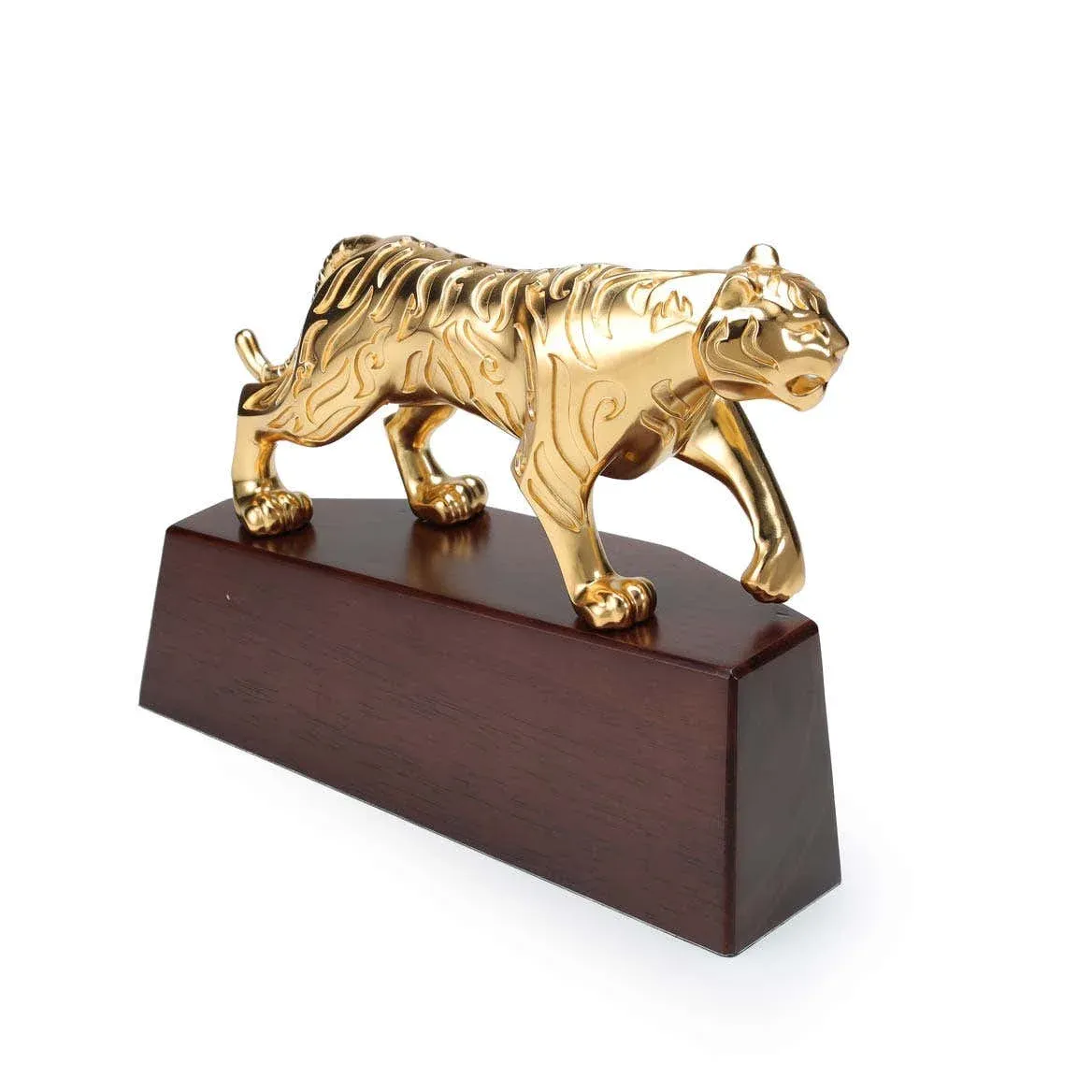 Sculptura Gilt Malaian Tigre, bilde 3
