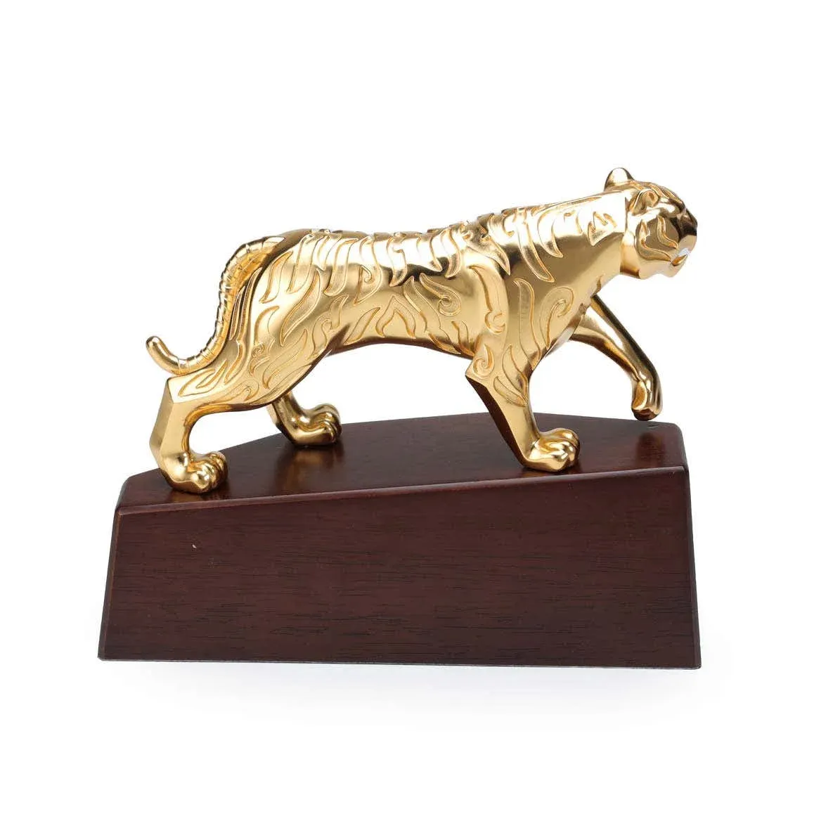 Sculptura Gilt Malaian Tigre, bilde 4