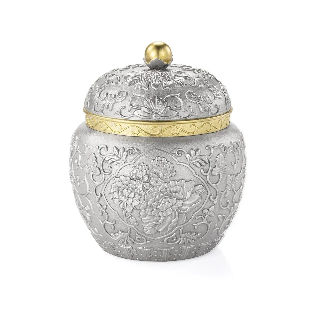 Peony Tea Caddy