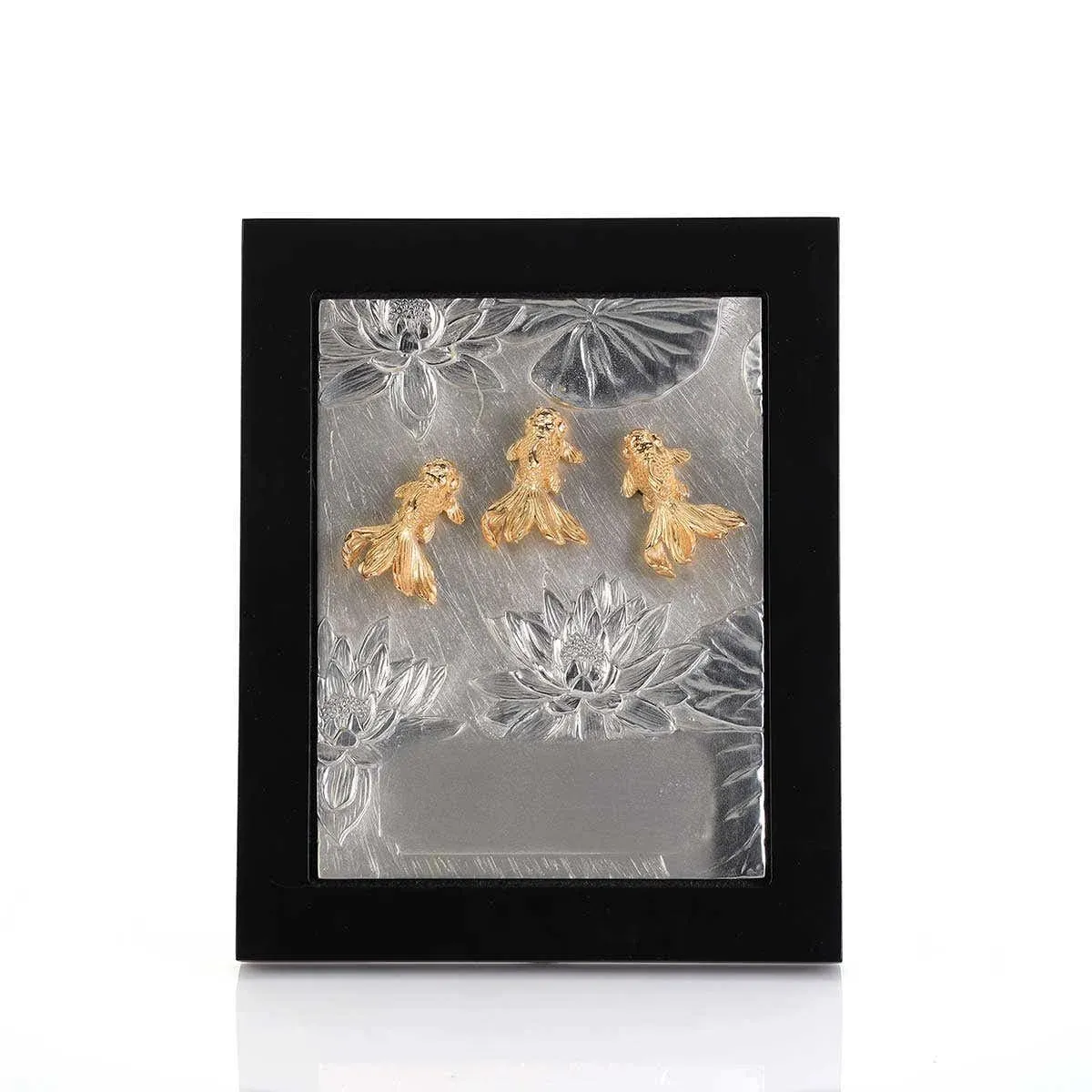 Three Goldfish Plaque