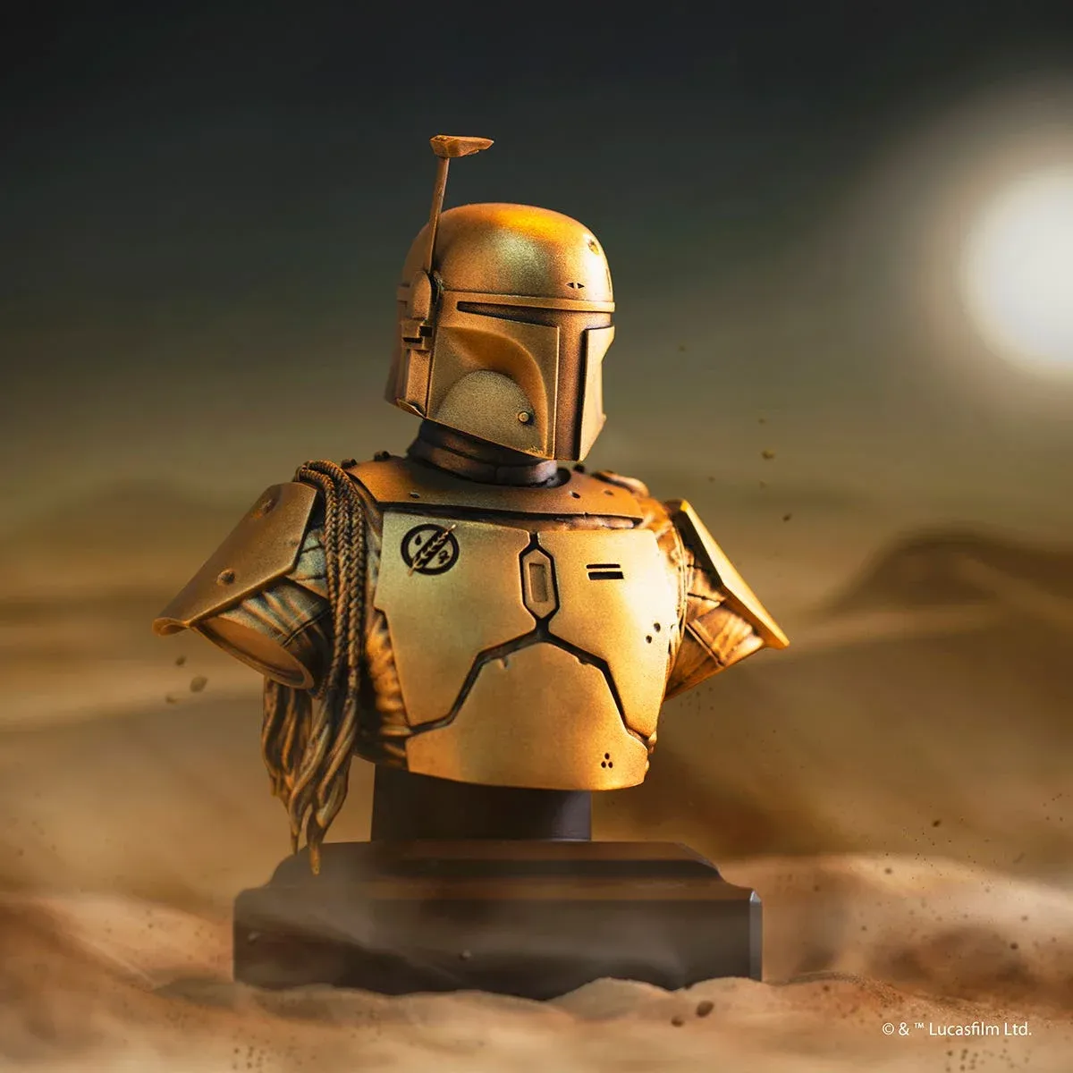 Limited Edition Gilt Boba Fett Bust, bilde 4