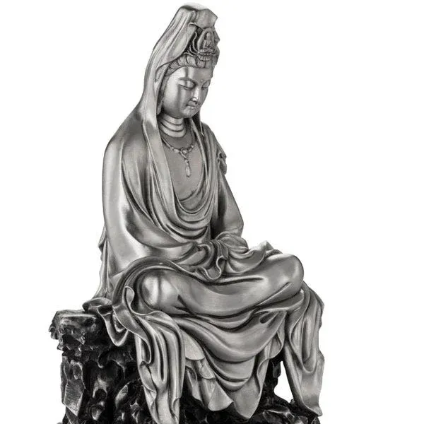 Celestial Blessings Contemplativ Guan Yin Figurin, bilde 4