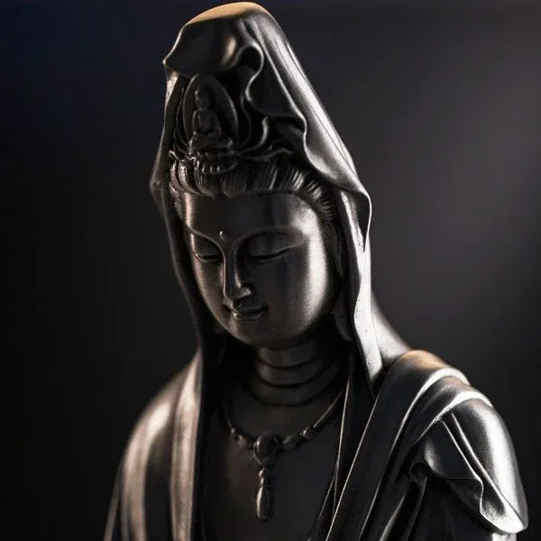 Figura de Guan Yin Celestial Bendiciones Contemplativa, bilde 5
