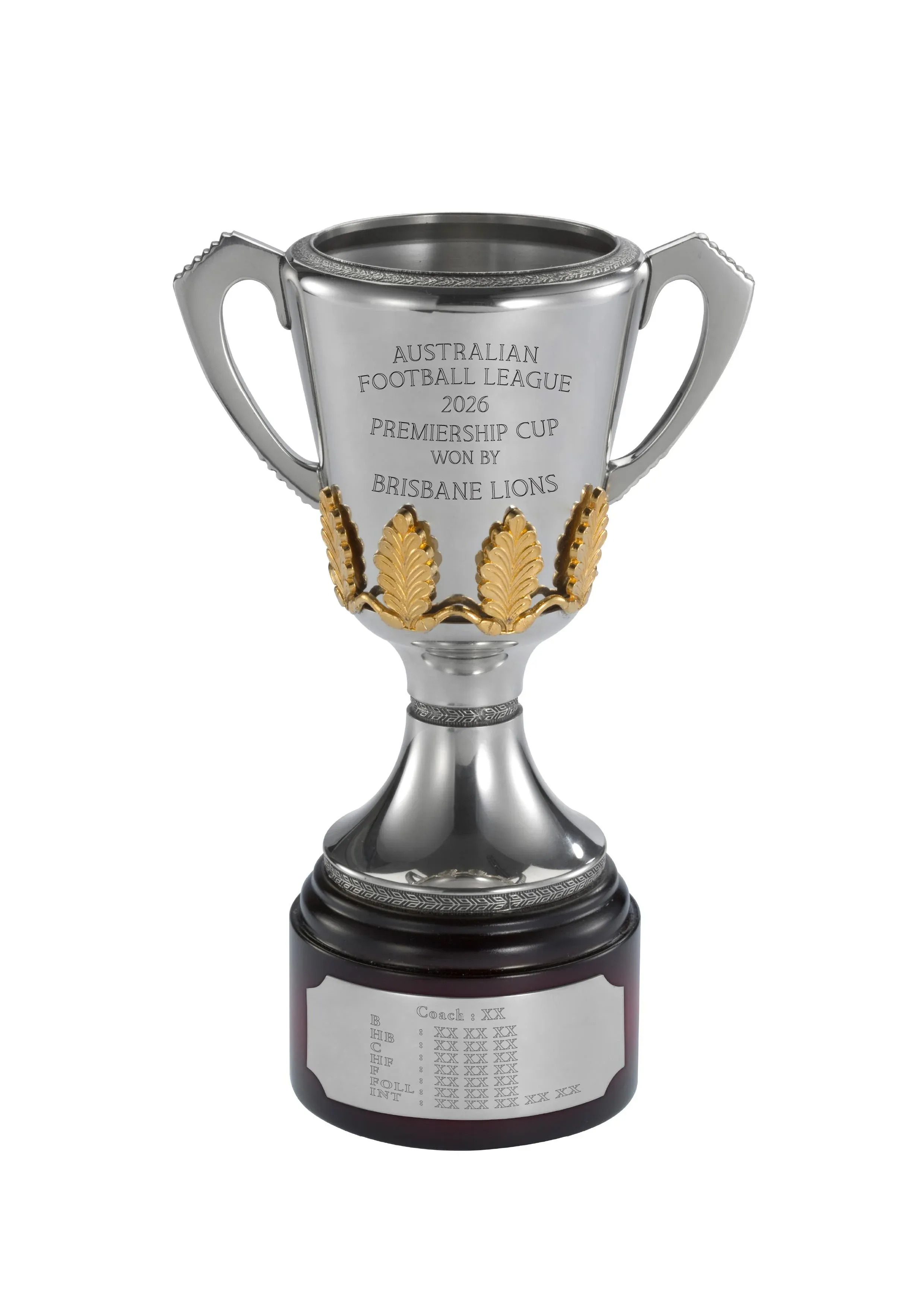 Brisbane Lions AFL Premiership Cup Replica