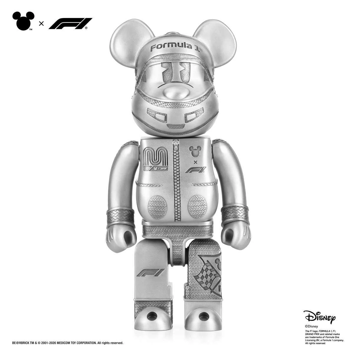 Disney x Formula 1 BE@RBRICK Royal Selangor 400%