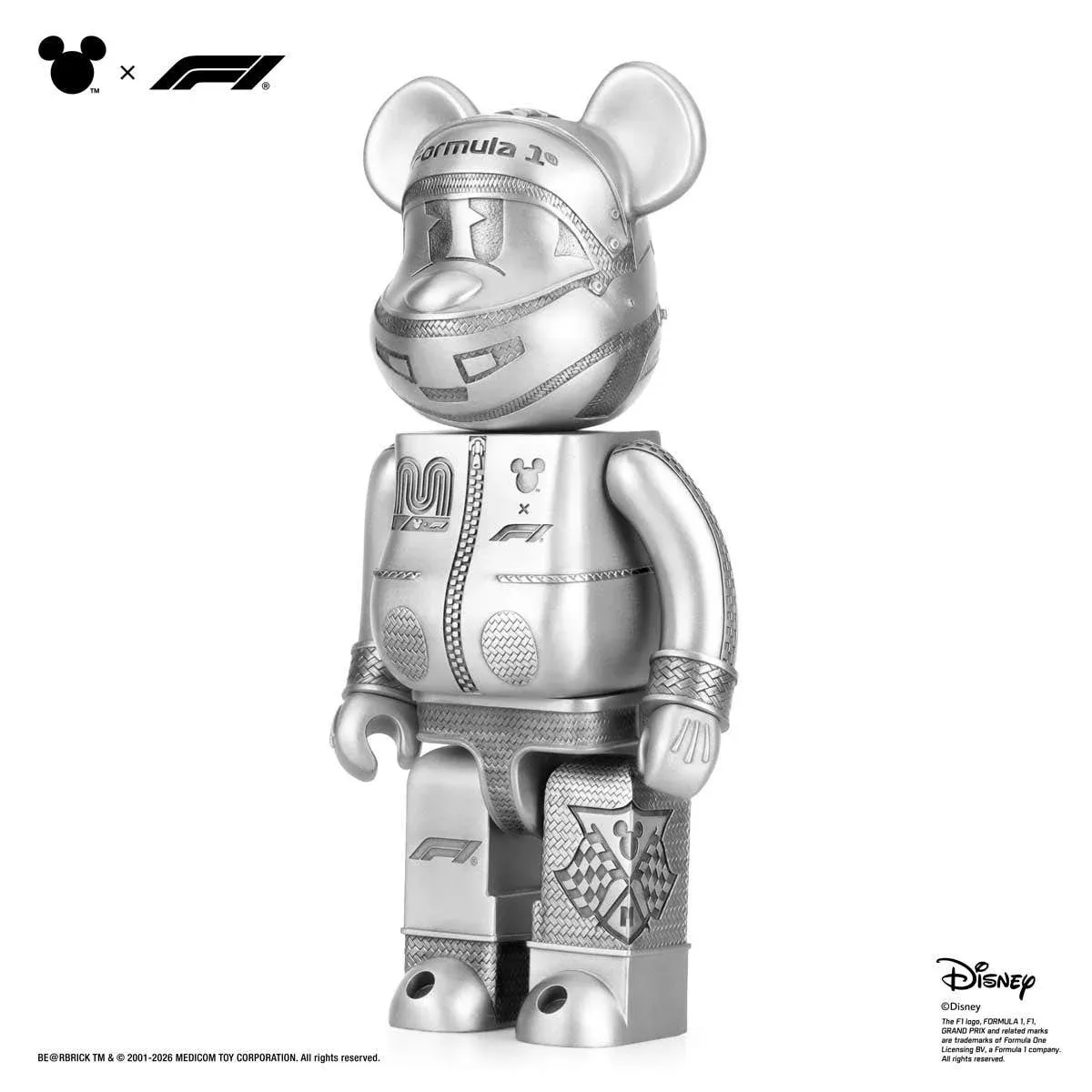 Forbudt bestilling: Disney x Formel 1 BE@RBRICK Royal Selangor 400%, bilde 2