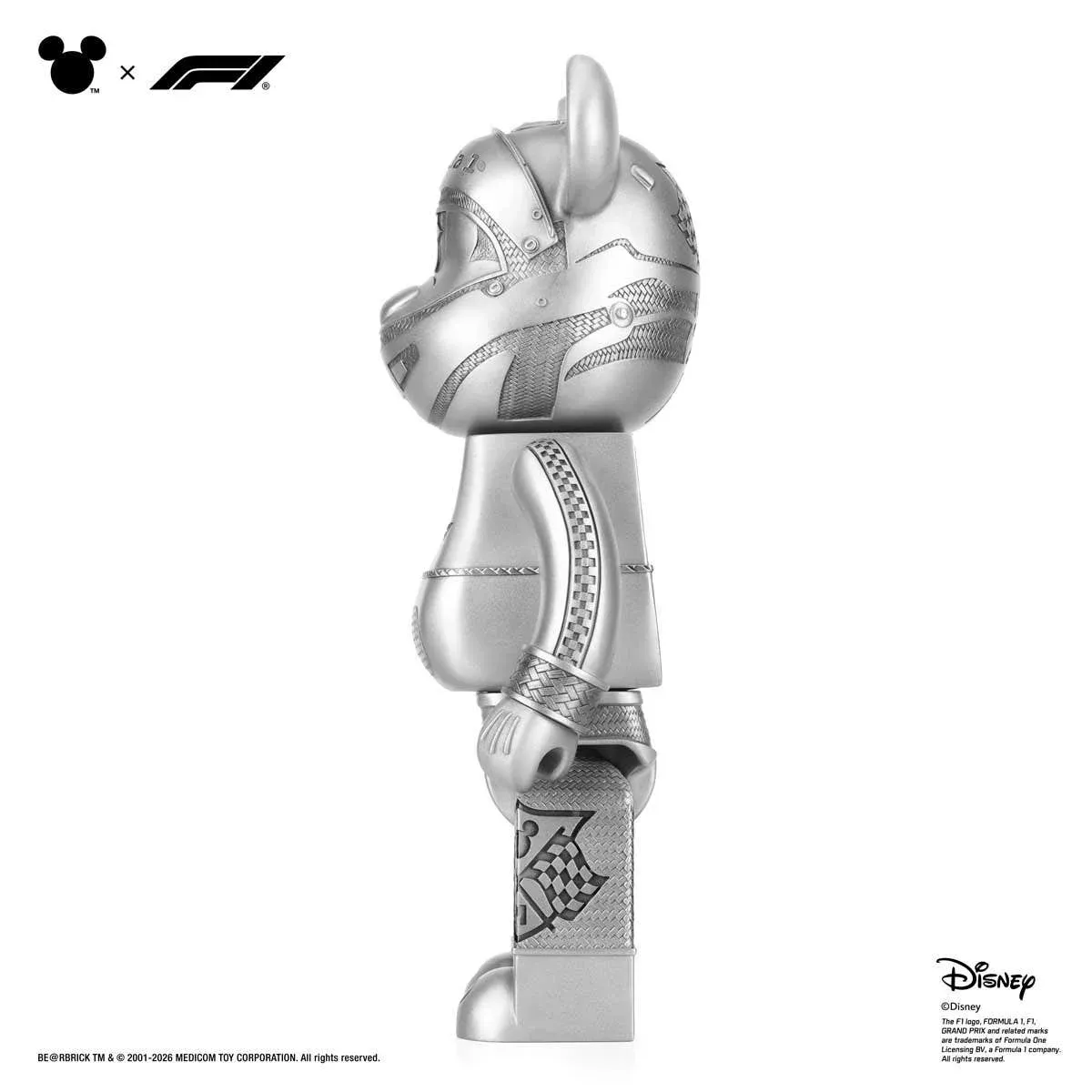 Forbudt bestilling: Disney x Formel 1 BE@RBRICK Royal Selangor 400%, bilde 3