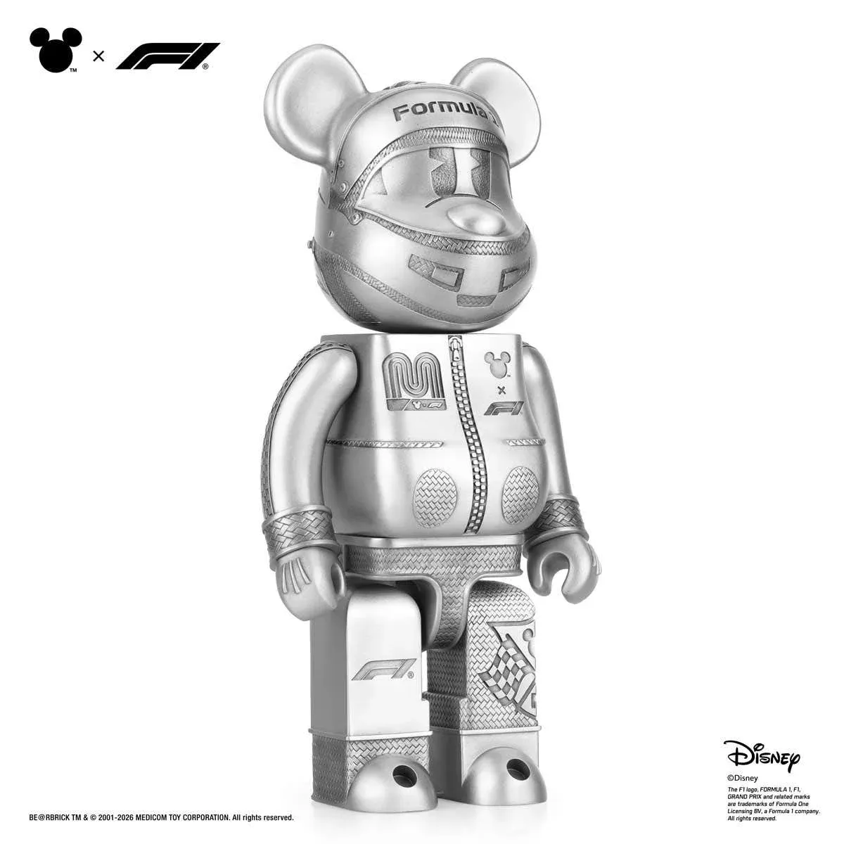 Forbudt bestilling: Disney x Formel 1 BE@RBRICK Royal Selangor 400%, bilde 8
