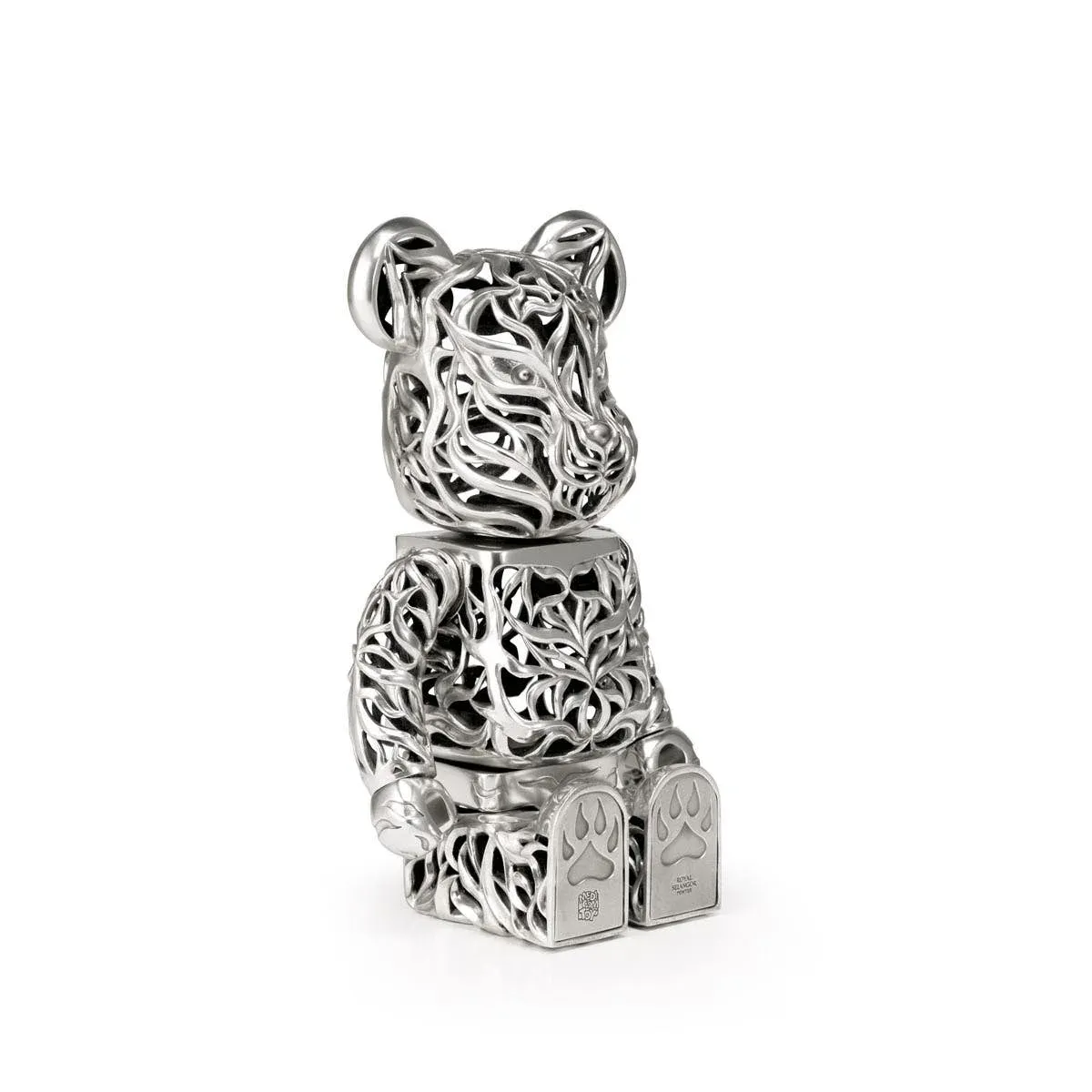 Spesialutgave Lejon-Tiger BE@RBRICK ROYAL SELANGOR 400%, bilde 7