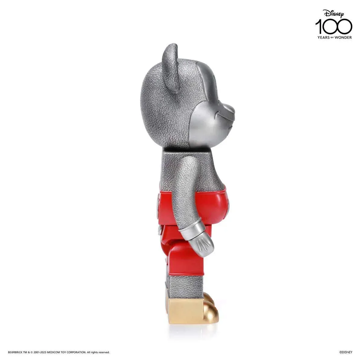 Spesialutgave Mickey Mouse Disney100 BE@RBRICK Royal Selangor, bilde 3