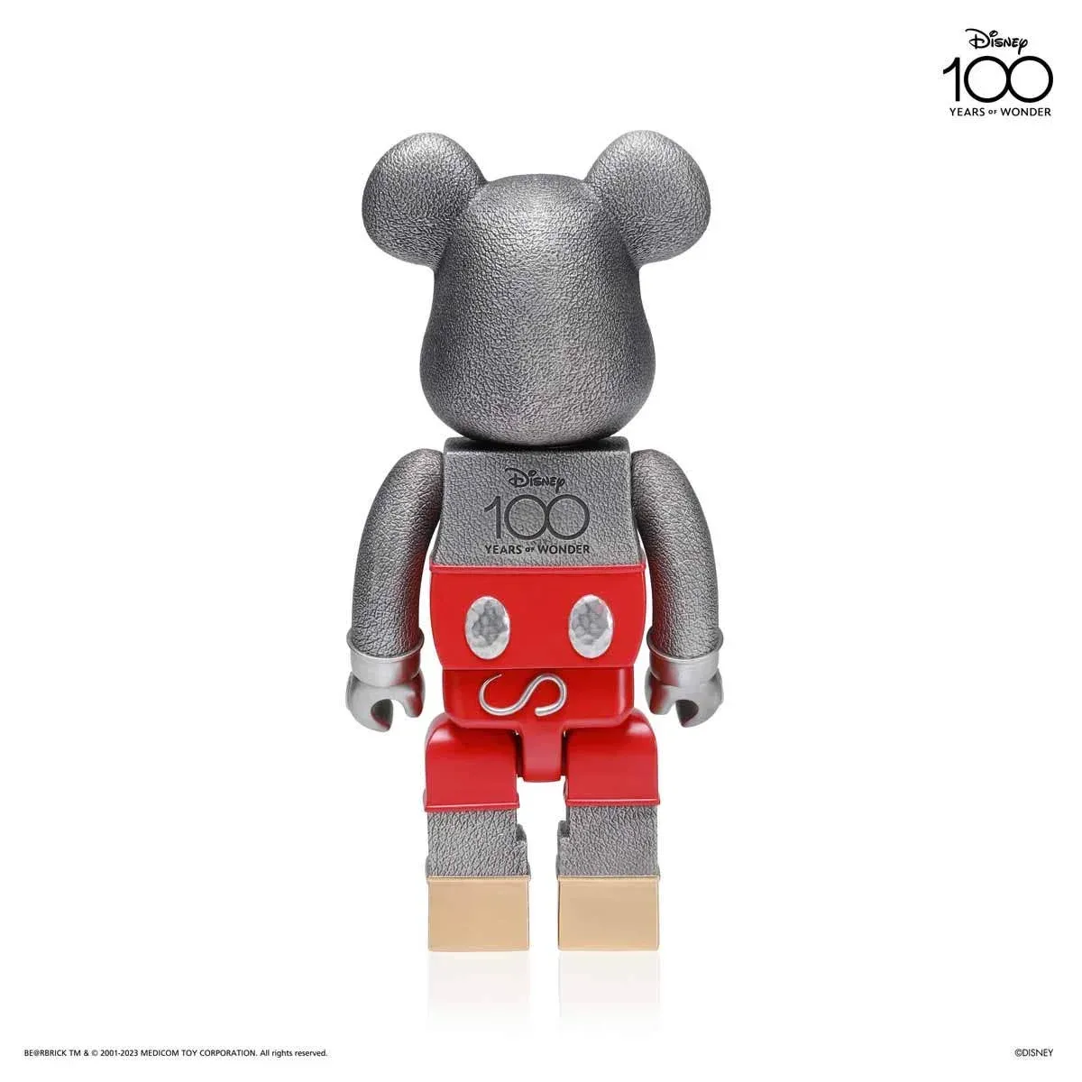 Spesialutgave Mickey Mouse Disney100 BE@RBRICK Royal Selangor, bilde 4