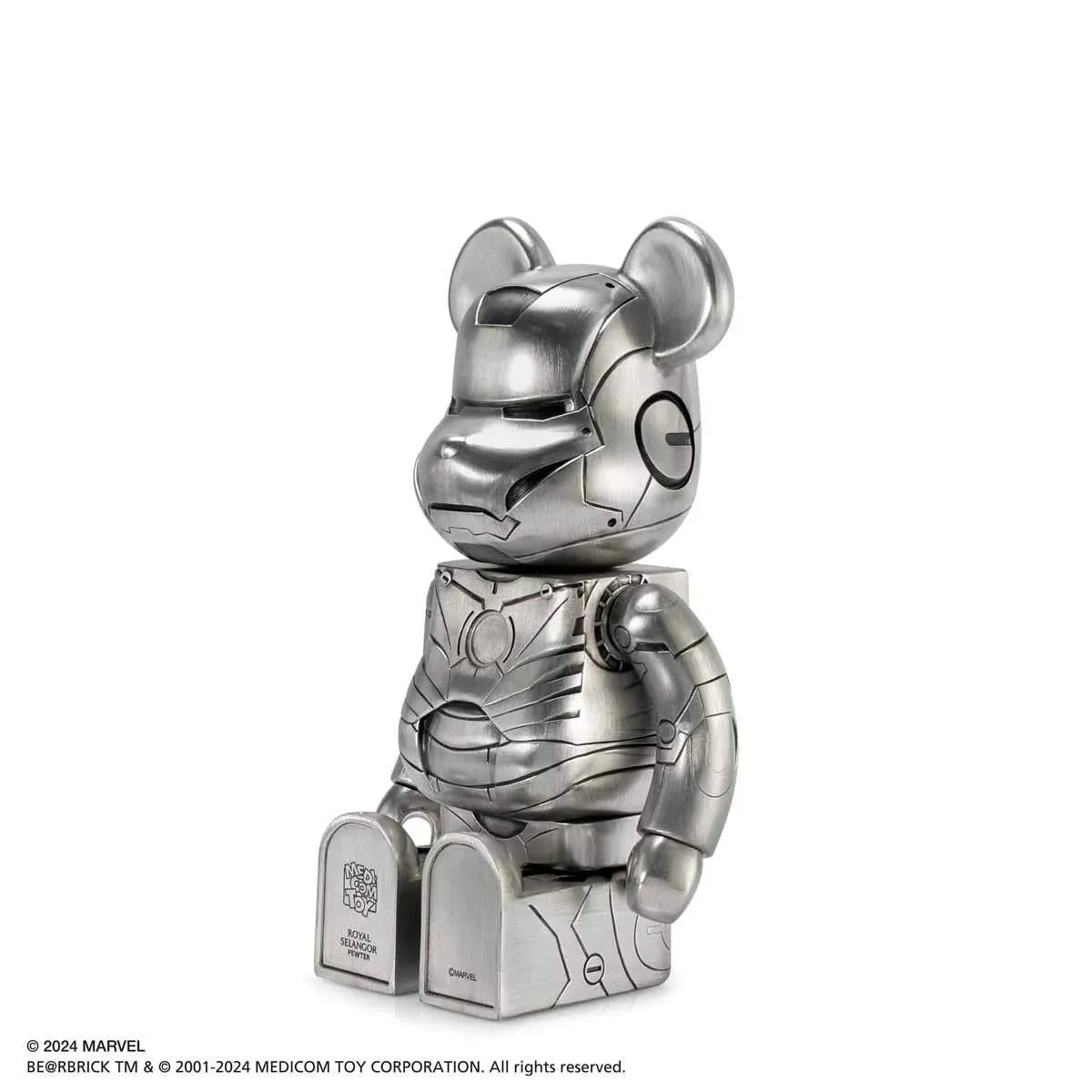 Spesialutgave Iron Man Mark II BE@RBRICK Royal Selangor 400%, bilde 9