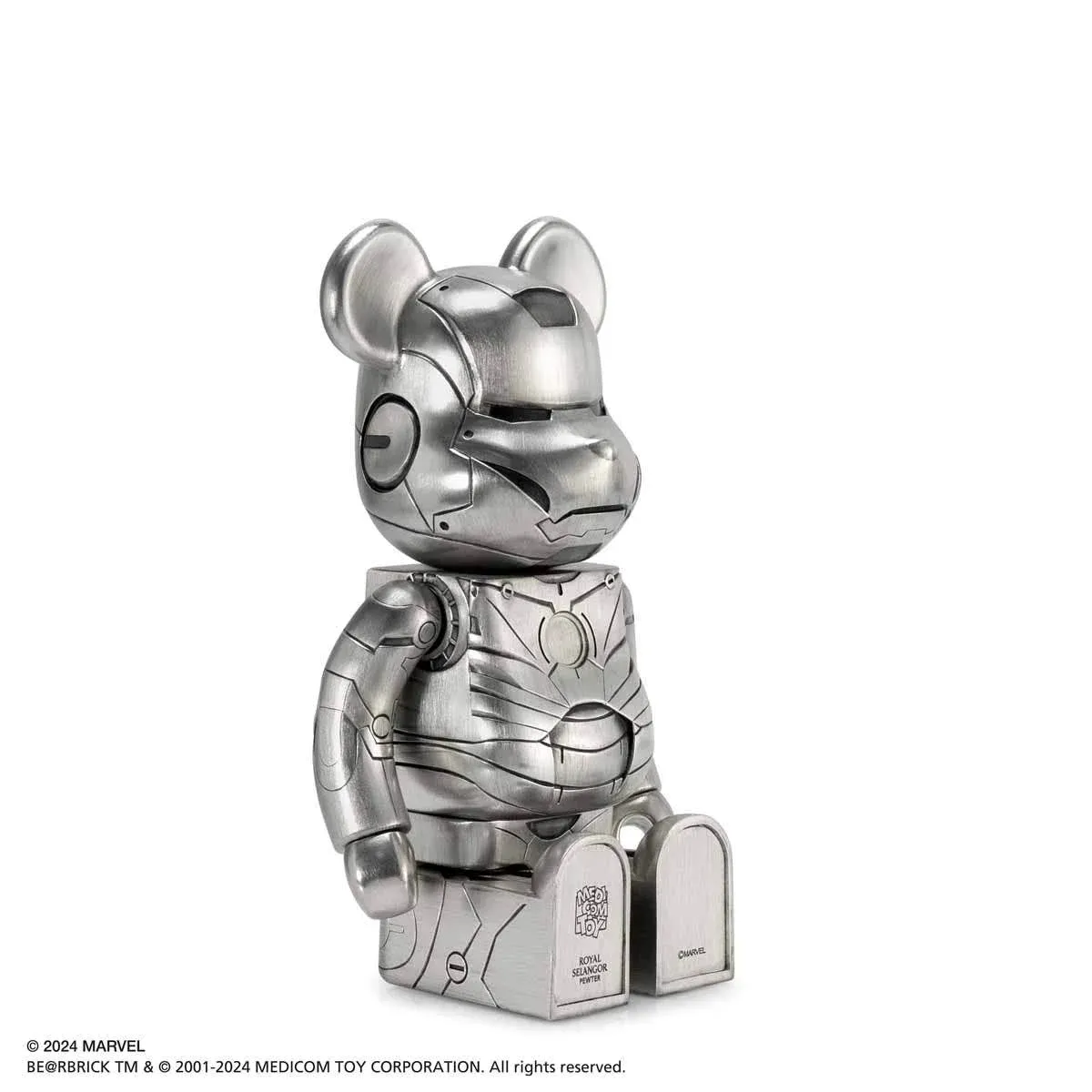 Spesialutgave Iron Man Mark II BE@RBRICK Royal Selangor 400%, bilde 10