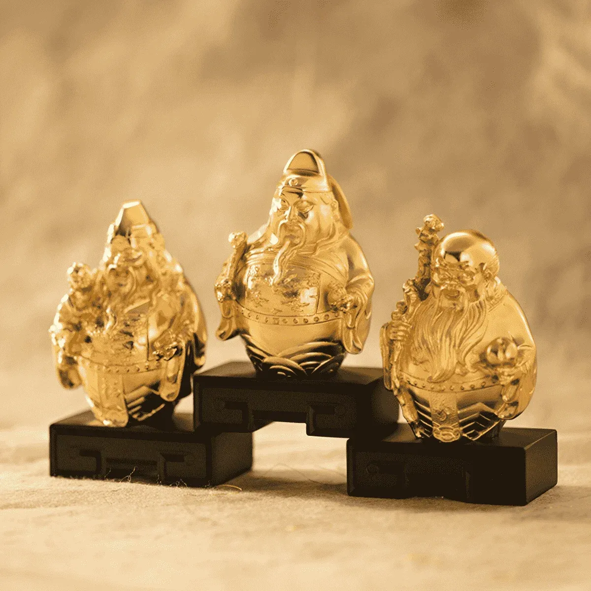 Set de Figurinset Celestiales Bendiciones Gilt Fu Lu Shou SM, bilde 5
