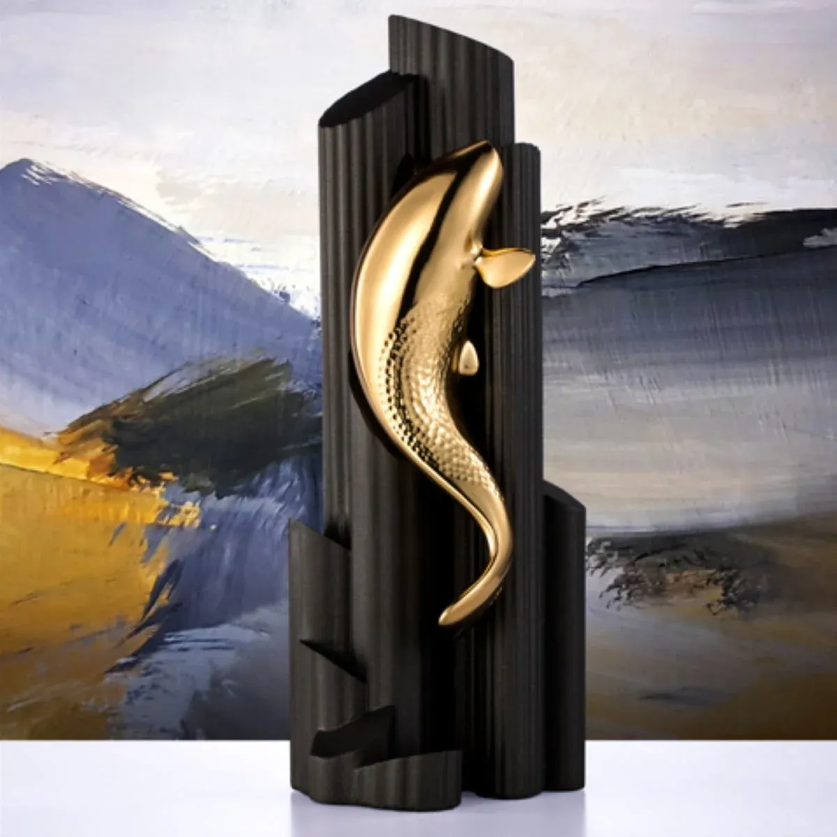 Sculptura Leaping Koi, bilde 7