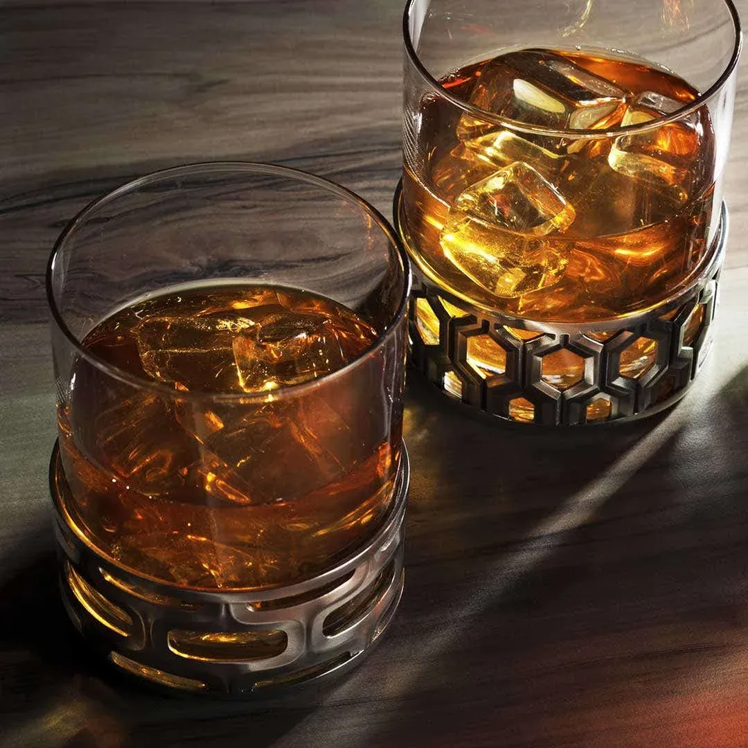 Hexagon Whisky Tumbler Paar, bilde 4
